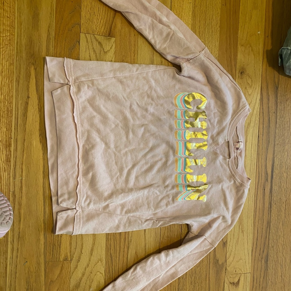 New pink Chillin’ sweatshirt! NWOT KIDS